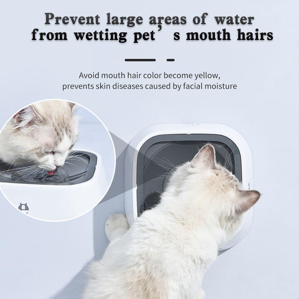 Pet Dog Water Drinking Floating Bowl 1.5L Spill-proof Water