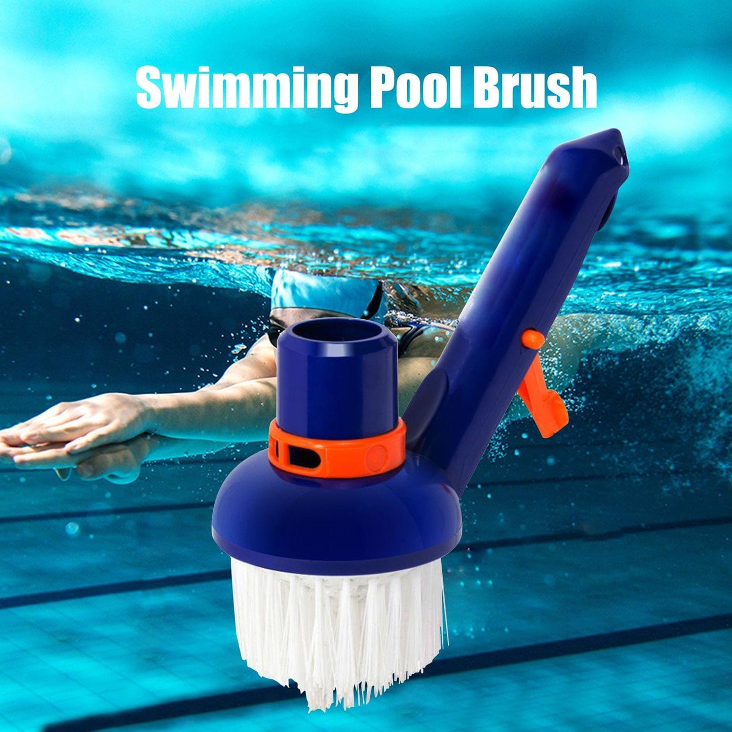 Swimming Pool Corner Steps Brush Heavy Duty Scrubbing Power