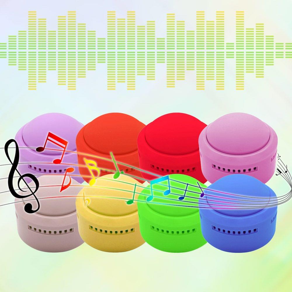 Sound Button Music Sound Buzzer with Light Recordable - Light Purple