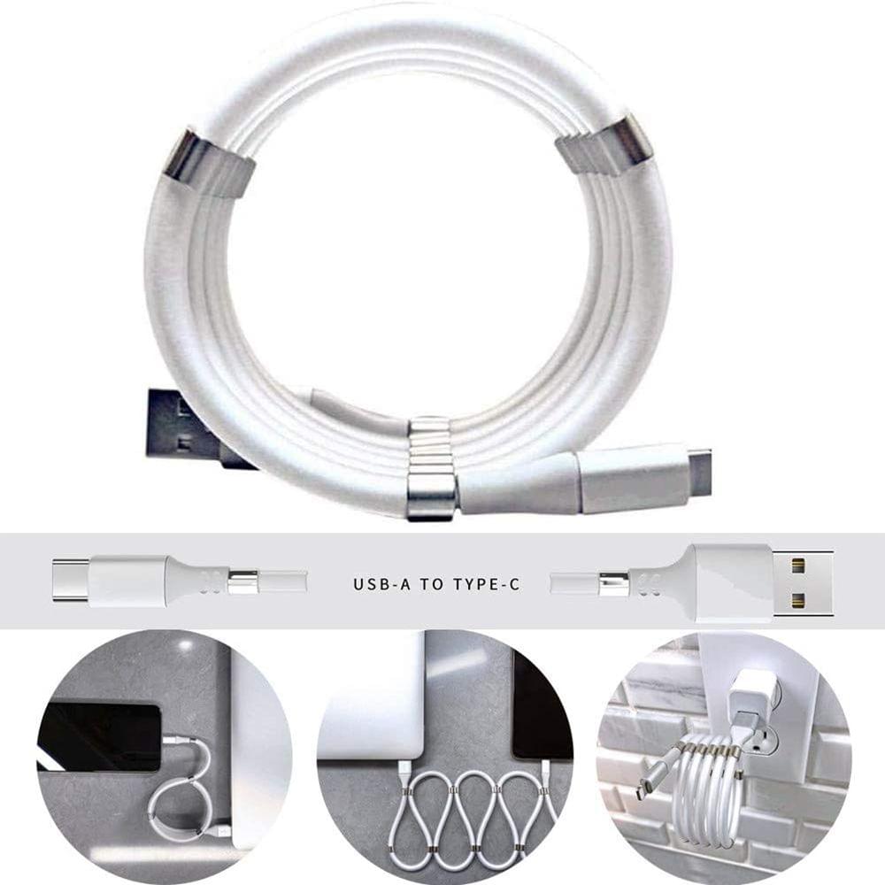 Magnetic Absorption Nano Data Cable 360 Degree Streamer - Type-C