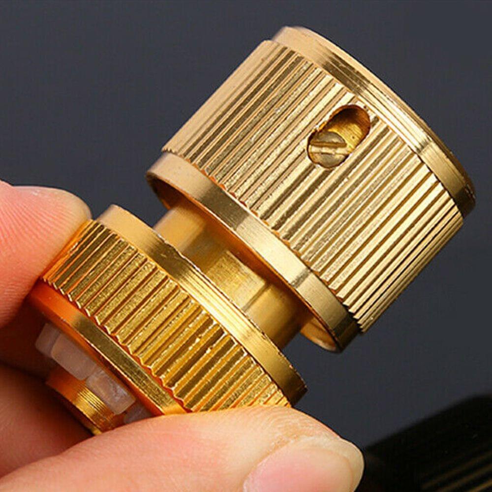 4Pcs Brass 1/2 Inch Hose Connector Garden Watering Water Tap