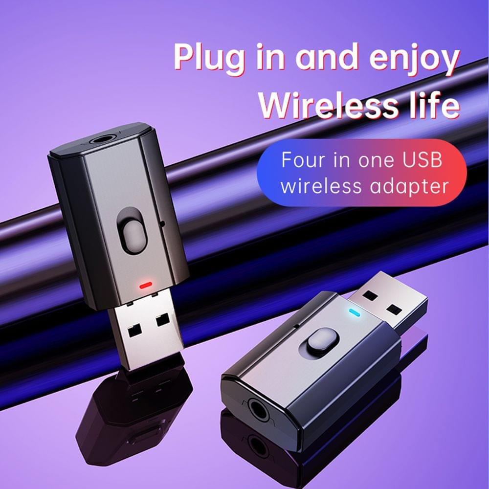 4 in 1 USB BT Wireless Adapter Transmitter Receiver Music