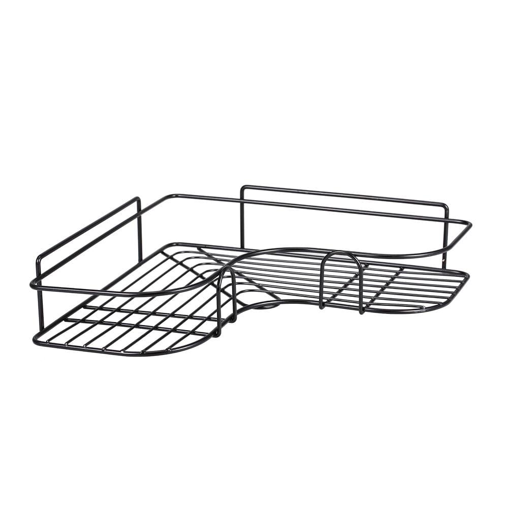 Iron Corner Shelf with Sticker Shower Caddy Shelf Bathroom