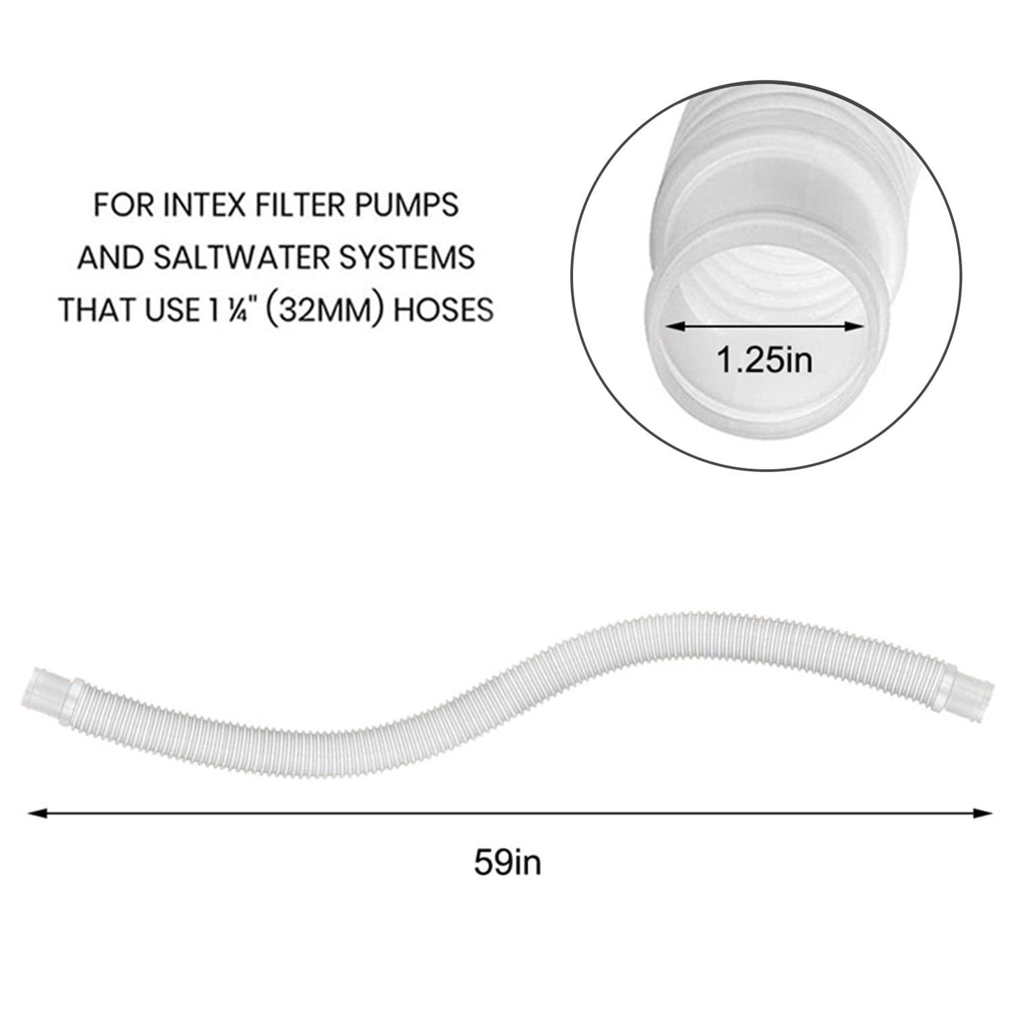 Swimming Pool Filter Hose Pool Pump Replacement Hose
