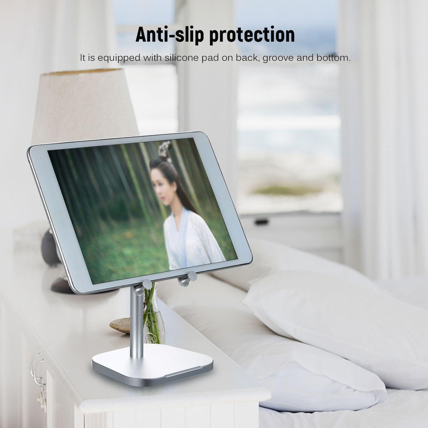 Stand Holder for Cell Phone Tablet Height Adjustable 360