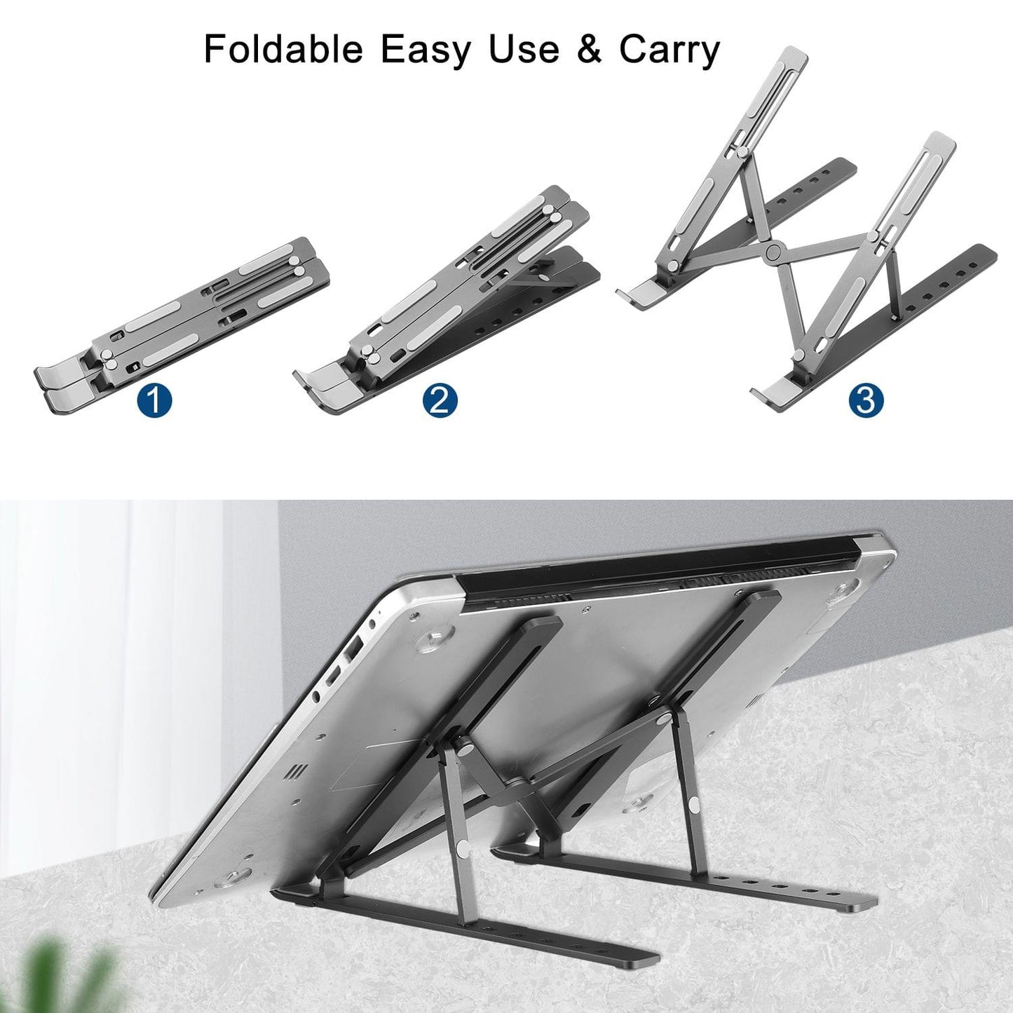 Laptop Stand Adjustable Portable Computer Riser Tablet