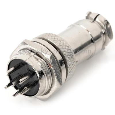 DIY 16mm 6-Pin GX16 Aviation Plug Socket Connector