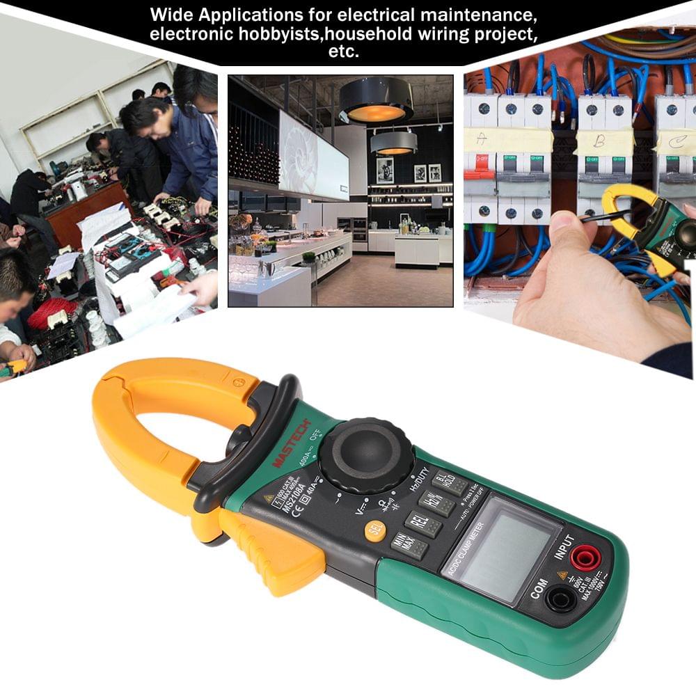 Mastech MS2108A Digital Clamp Multimeter Frequency