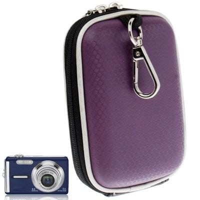 Universal Mini Digital Leather Camera Bag, Size: 120 x 80 x 35mm (Silver)