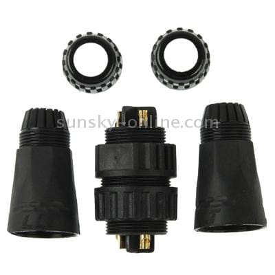 IP68 Shielded 3 Pin M22 Waterproof Connector, Cable Diameter: 6.5-8.5mm