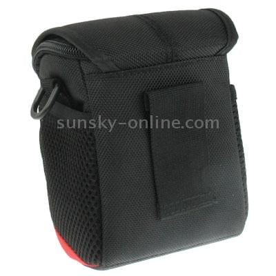 Universal Mini Digital Cloth Camera Bag with Strap, Size: 115 x 105 x 155mm (Black)