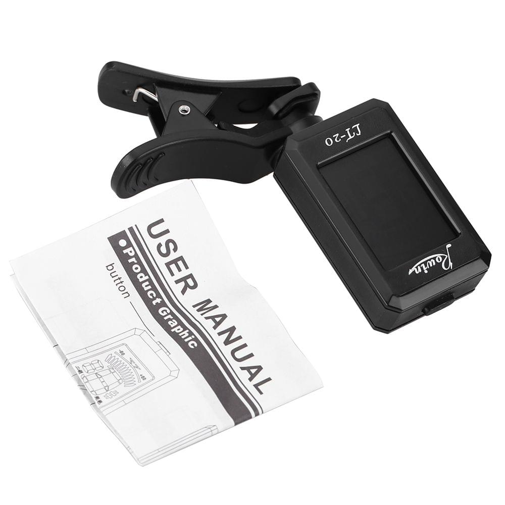Rowin LT-20 Clip-On Automatic Digital Electronic LCD Tuner