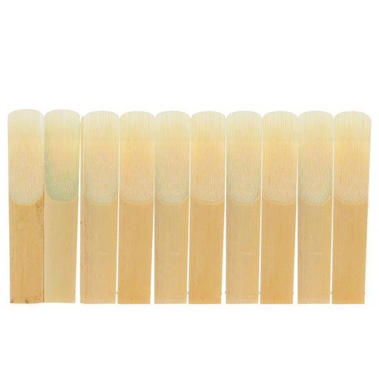 10-pack Pieces Strength 2.5 Bamboo Reeds for Bb