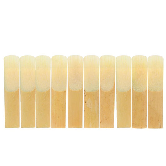 10-pack Pieces Strength 2.5 Bamboo Reeds for Eb Alto - 2.5