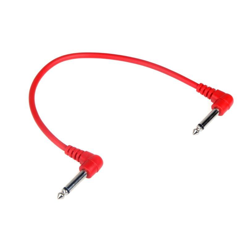 Set of 6pcs Colorful Guitar Patch Cables Angled for Guitar