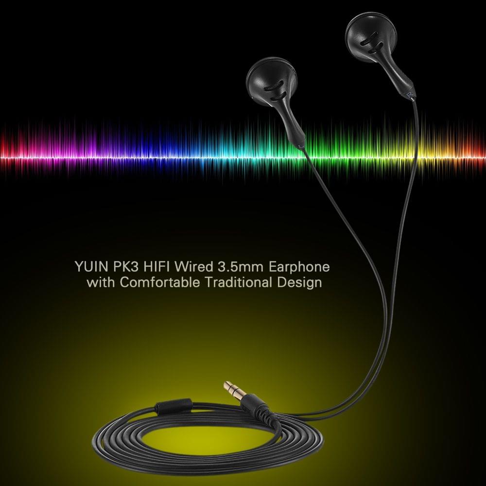 Uniqkart PK3 HIFI Wired Earphone 3.5mm High Sensitivity for
