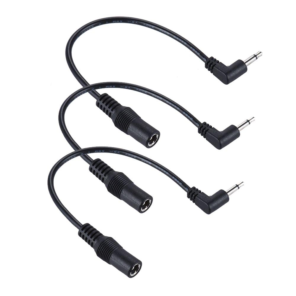 3pcs 5.5mm * 2.1/2.5mm to 3.5mm(1/8?) Positive Tip Power - 3-pack