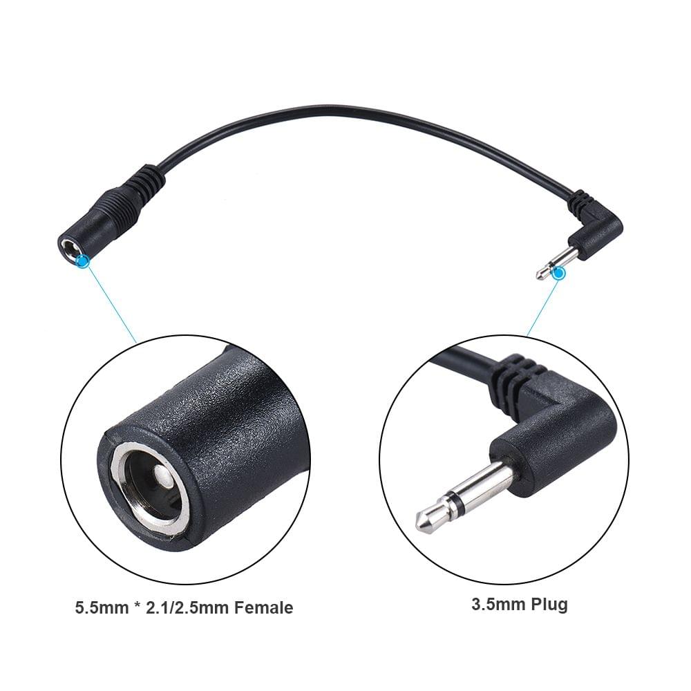 5.5mm * 2.1/2.5mm to 3.5mm(1/8?) Positive Tip Power Supply - 1-pack