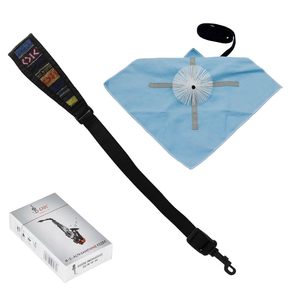 3-in-1 Saxophone Sax Accessories Kit Including Cleaning