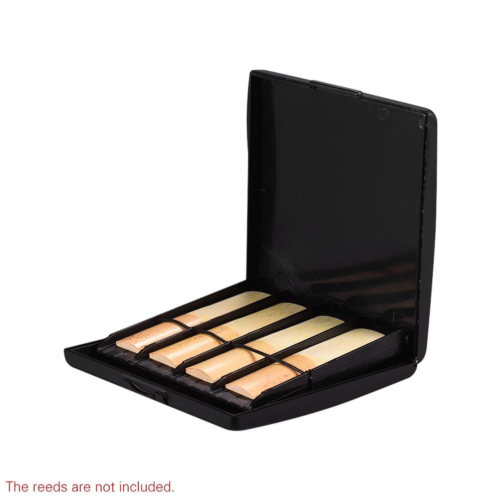 Black Reeds Case Holder Box ABS 8pcs Reeds Capacity for