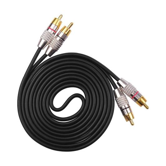 Audio Video Connecting Wires 2RCA to 2RCA Stereo Audio Cable - 2m