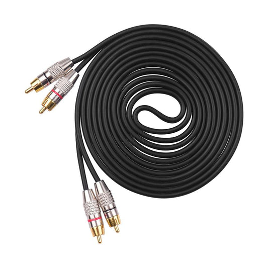 Audio Video Connecting Wires 2RCA to 2RCA Stereo Audio Cable - 3m