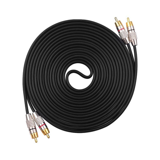 Audio Video Connecting Wires 2RCA to 2RCA Stereo Audio Cable - 5m