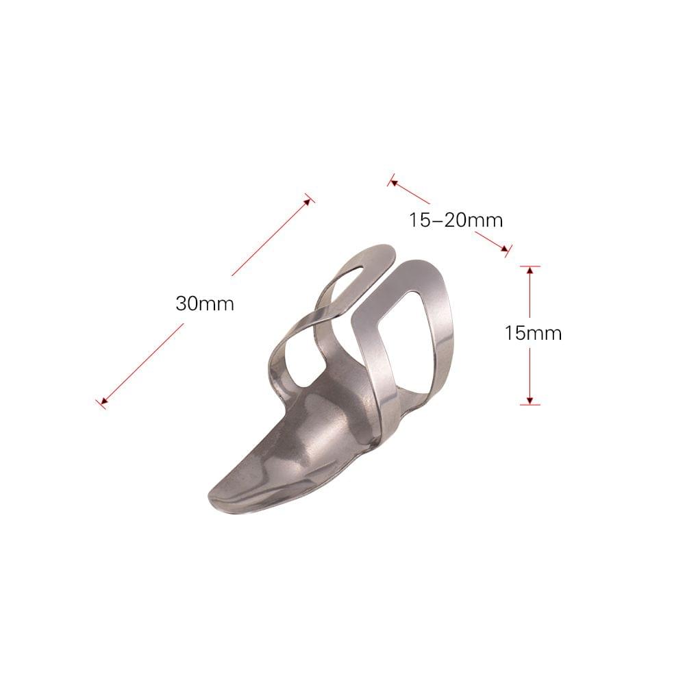 Guitar Finger Picks Adjustable Stainless Steel Plectrums