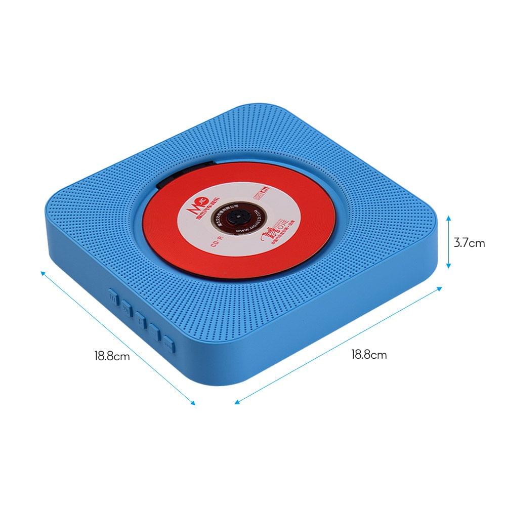 Portable Wall Mounted CD Player Music Amplifier Audio - EU Plug