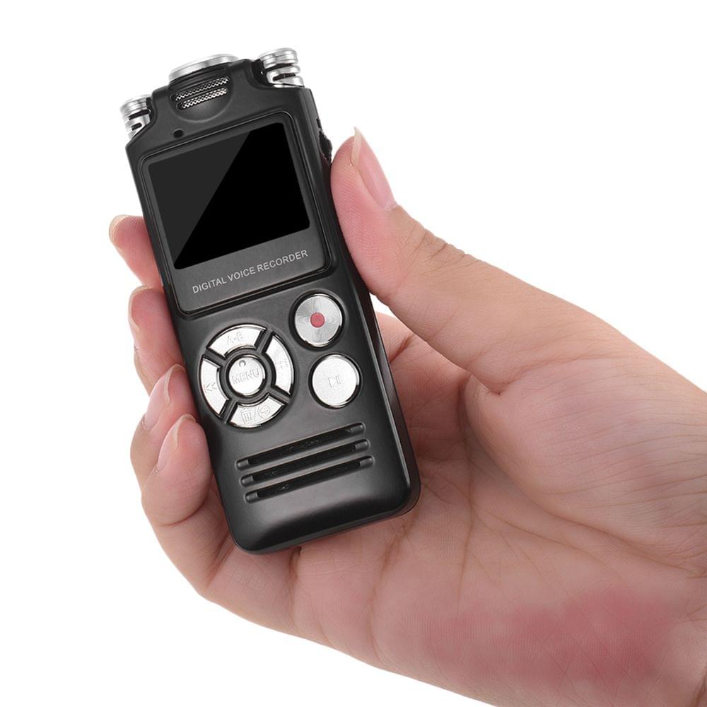 8GB Portable Digital Voice Recorder MP3 Music Player Dual - 8GB