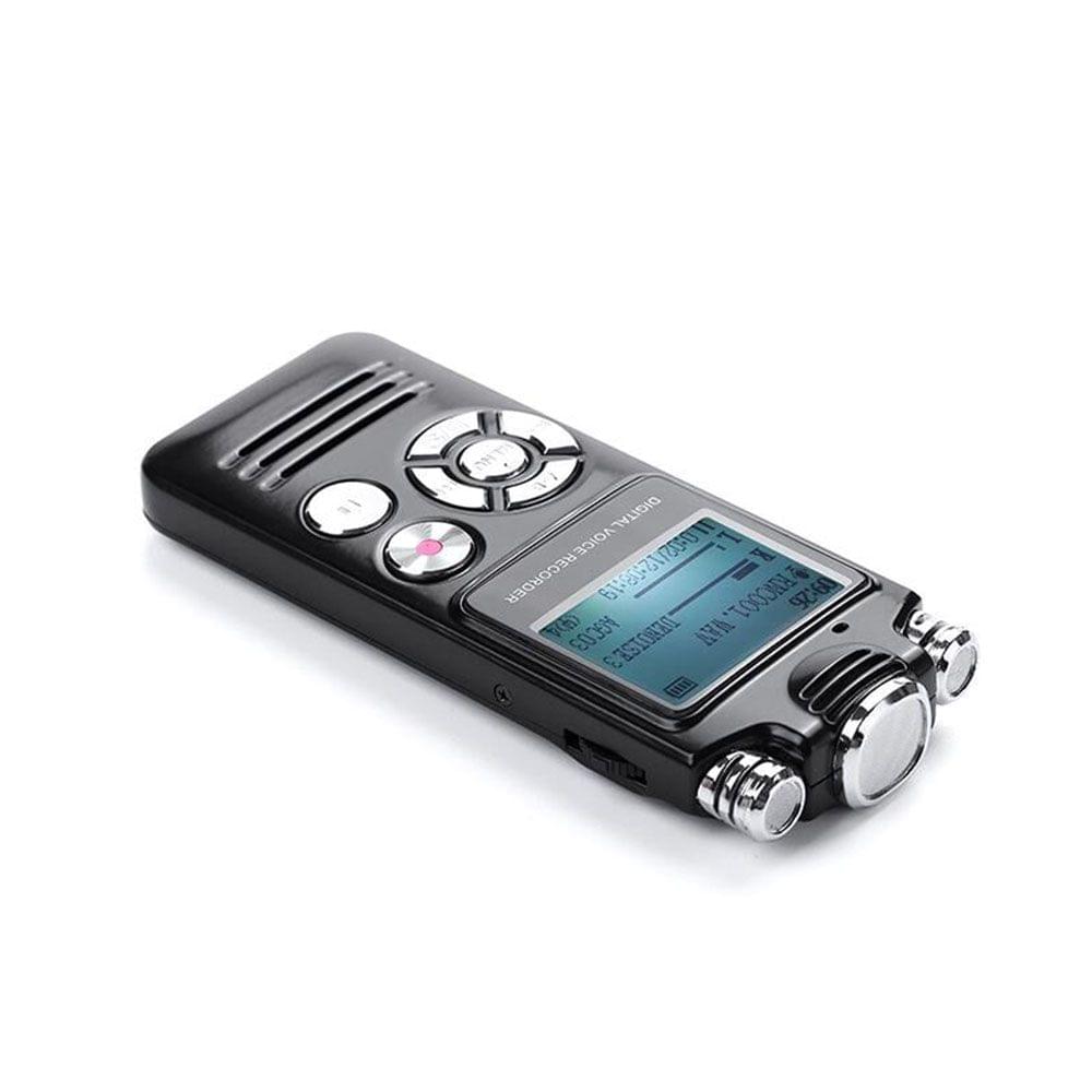 8GB Portable Digital Voice Recorder MP3 Music Player Dual - 8GB