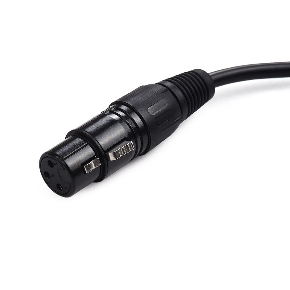 4pcs 6.6 feet/2 meters DMX Stage Light Cable Wires with - 4