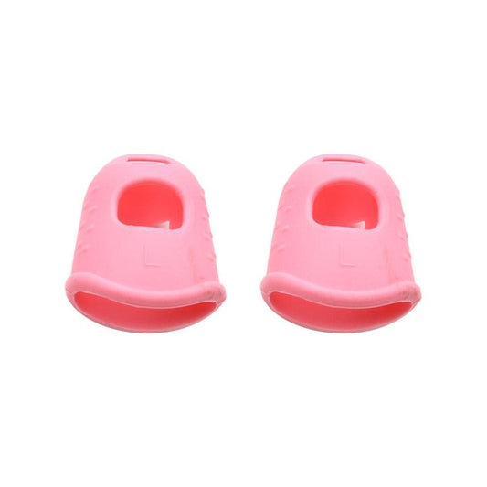 2pcs Guitar Silicone Finger Fingertip Protectors for Guitar - 2pcs L