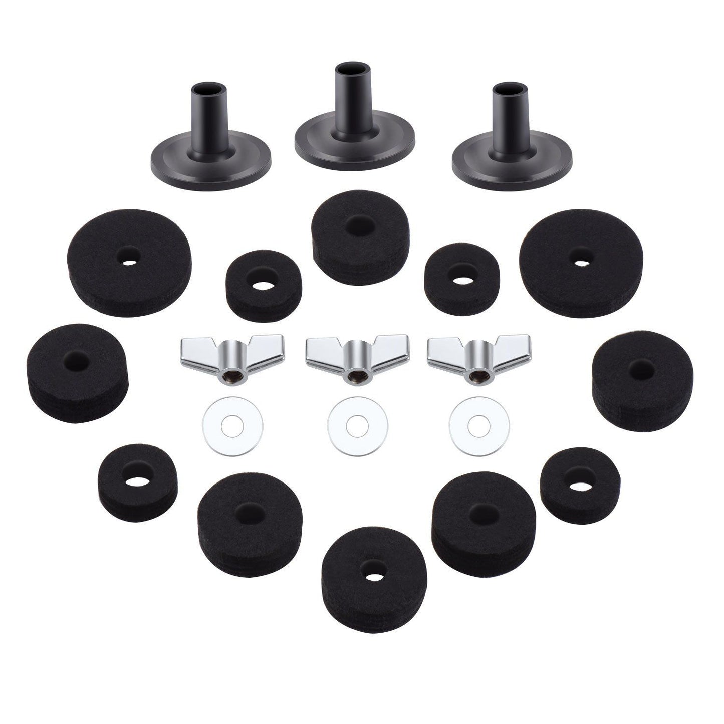 Musical Instrument Drum Kit Felt Pads Non-slip Pad Drum