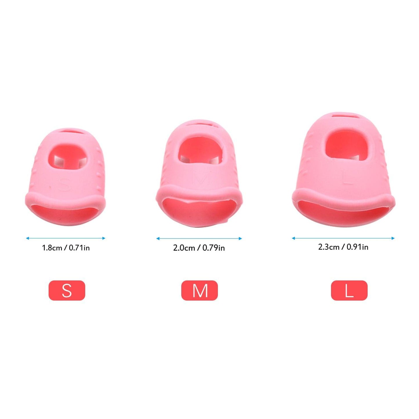 5pcs Guitar Silicone Finger Fingertip Protectors for Guitar