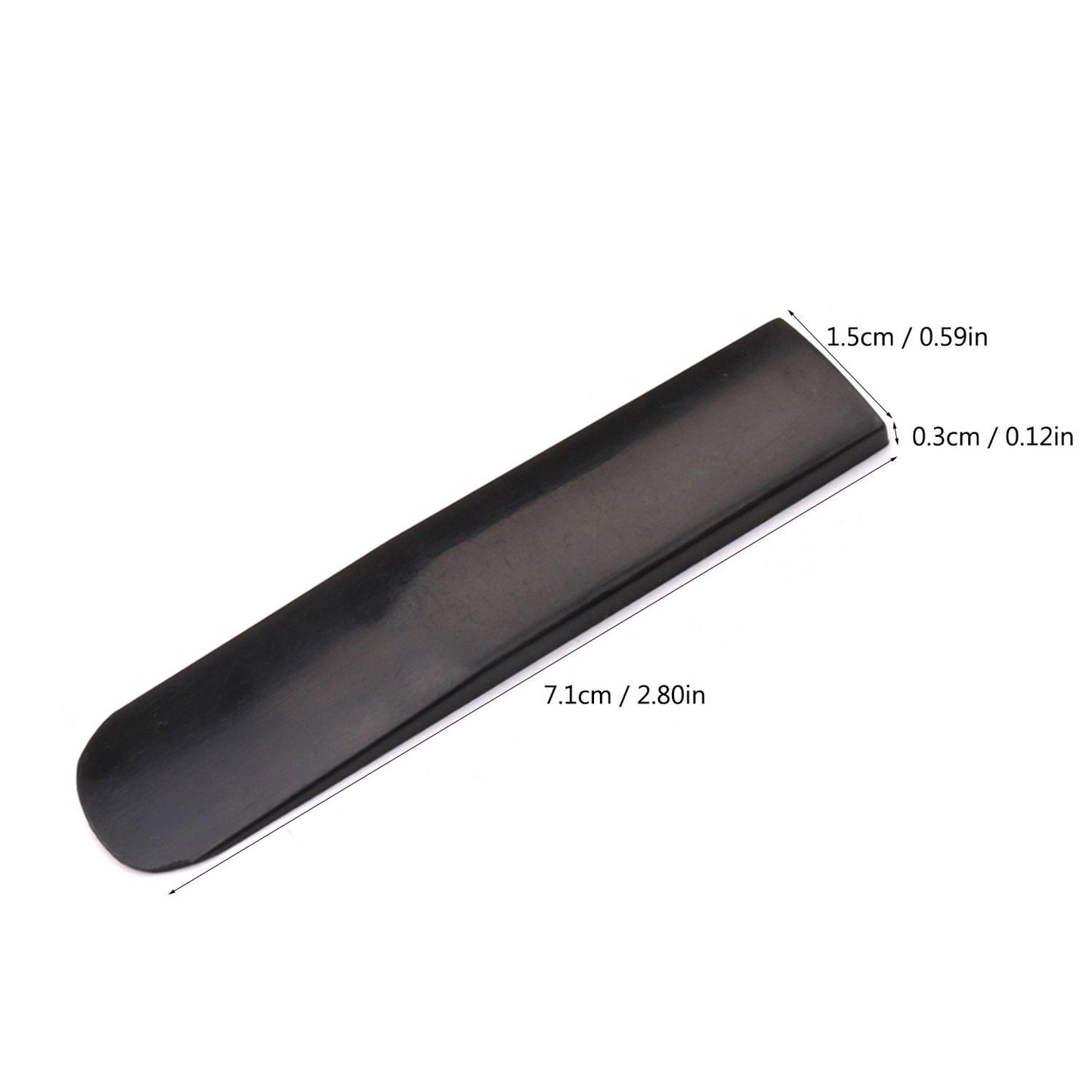 2pcs Resin Sax Reeds Strength 2.5 for Alto Saxophone Black