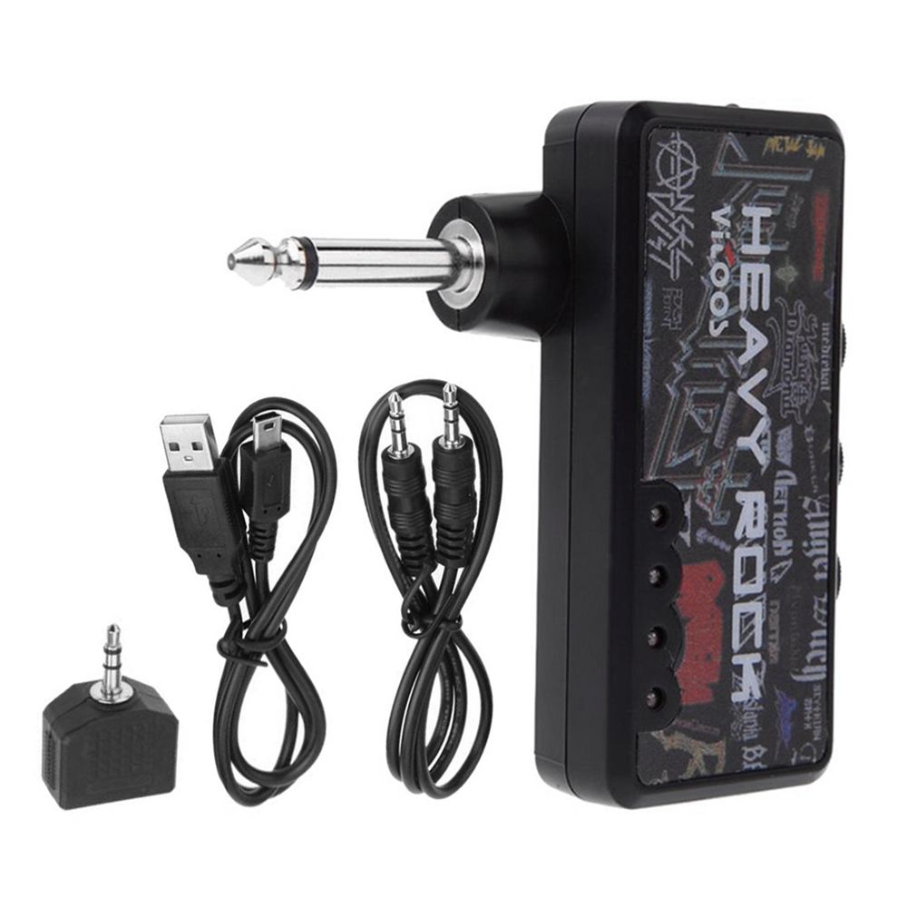 Mini Low Distortion Effector Headphone Amplifier Heavy Rock