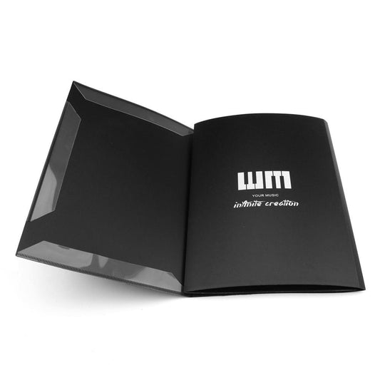 A4 6 Pages Folding Music Score Folder Document Expanded