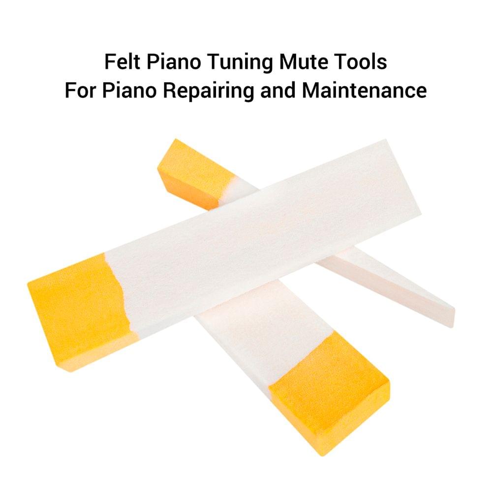 3pcs Piano Felt Wedge Mutes Tool for Piano Repairing