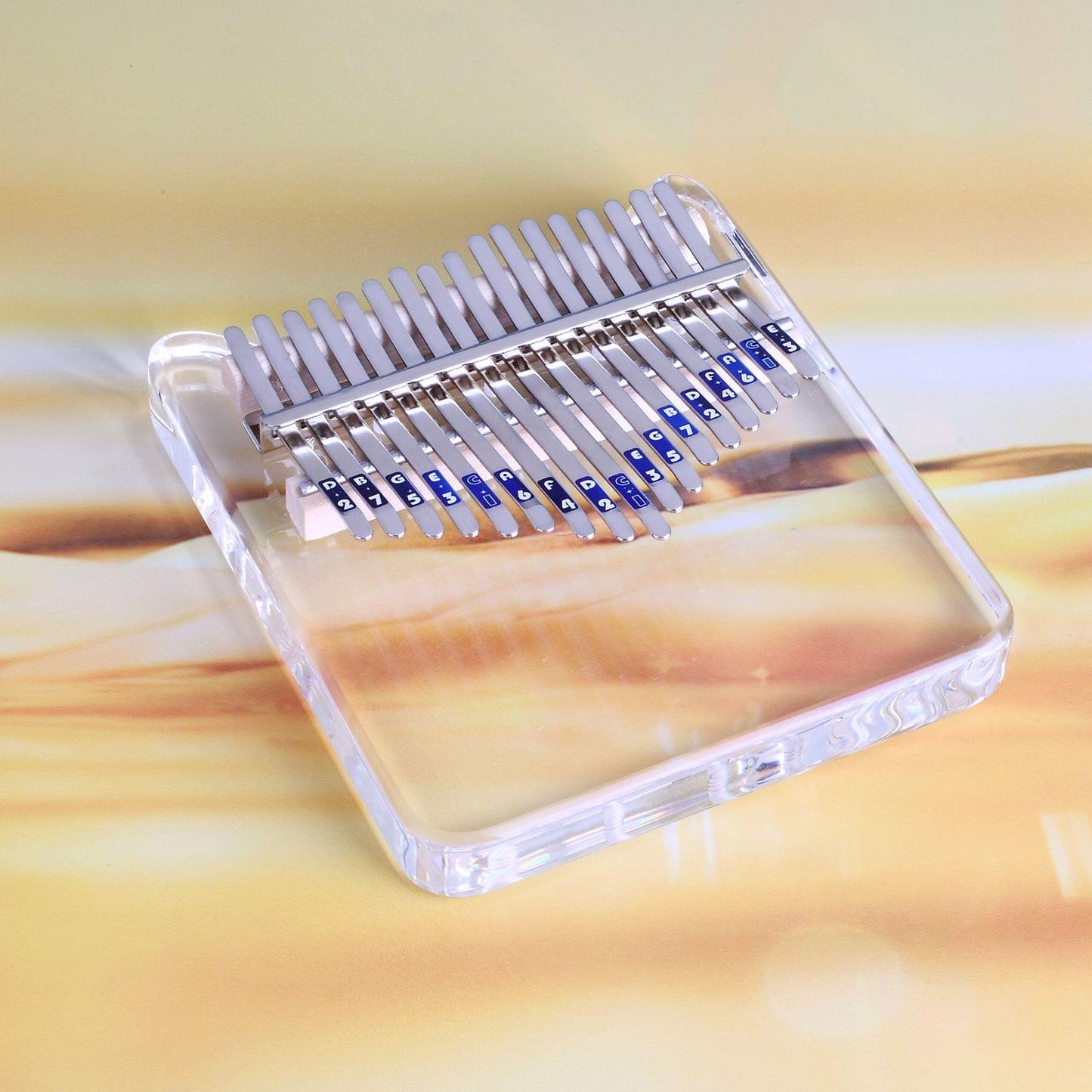 17 Keys Crystal Kalimba African Thumb Transparent Finger - Cat
