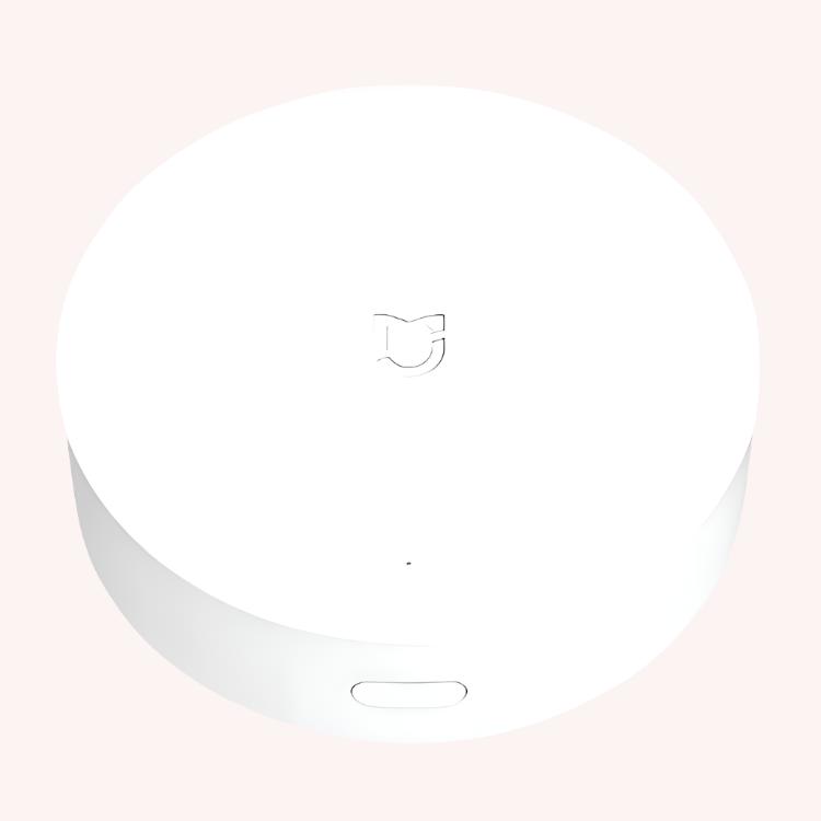 Original Xiaomi Multimode Smart Home Gateway ZigBee WiFi Bluetooth Mesh HUB Works with Mijia APP Apple Homekit (White)