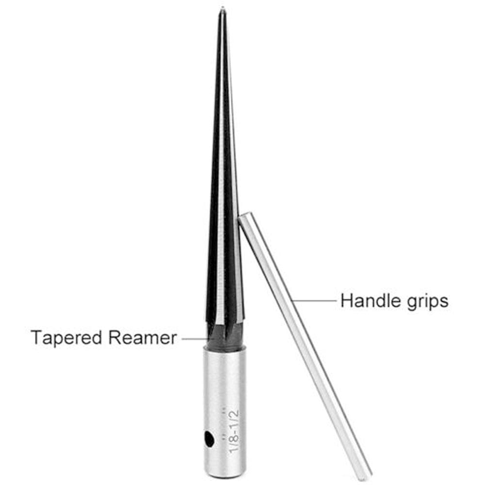 Bridge Pin Hole Reamer Tools T-Handle Tapered 6 Fluted