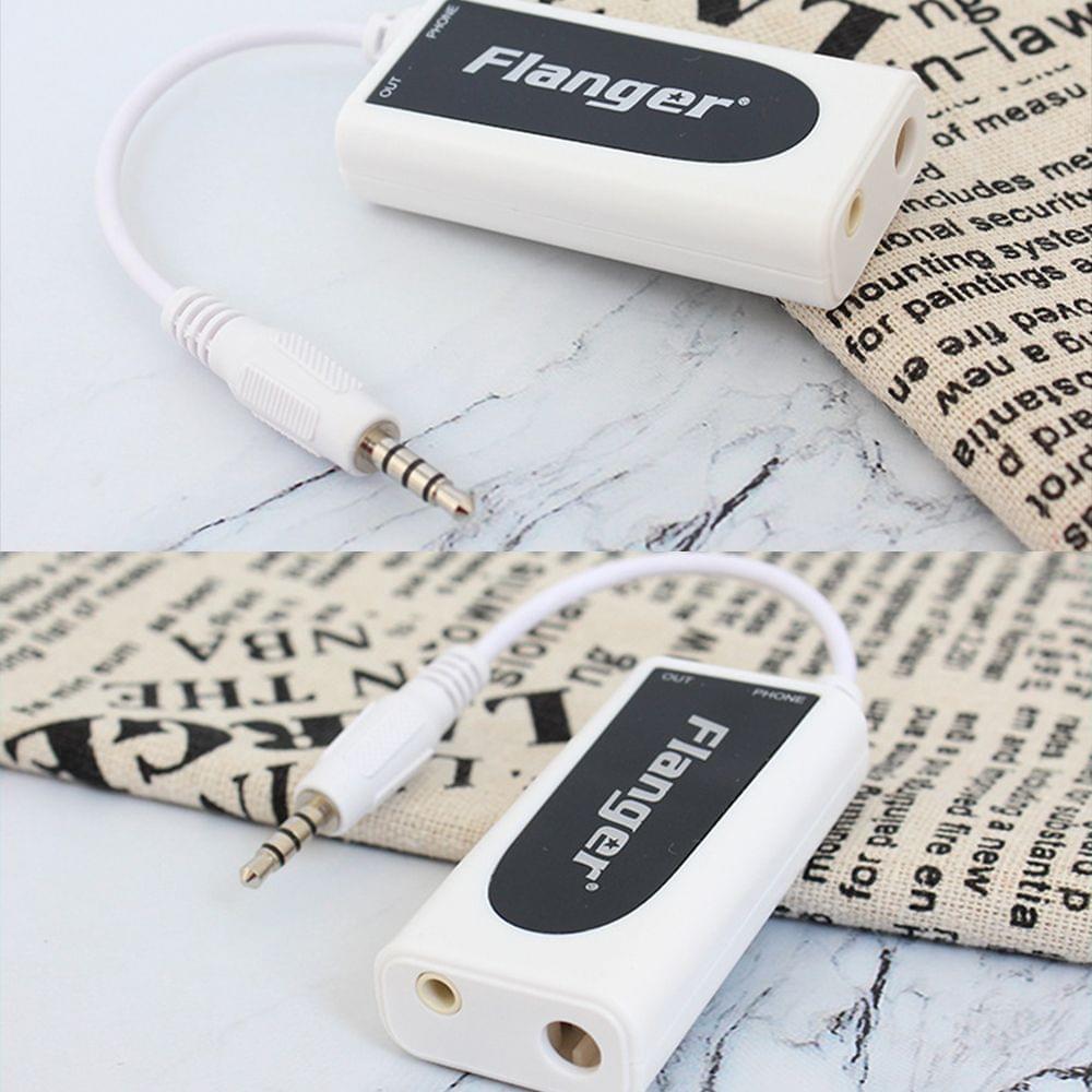Converter Adapter for Cell Phone Phone to Guitar Bass Effect