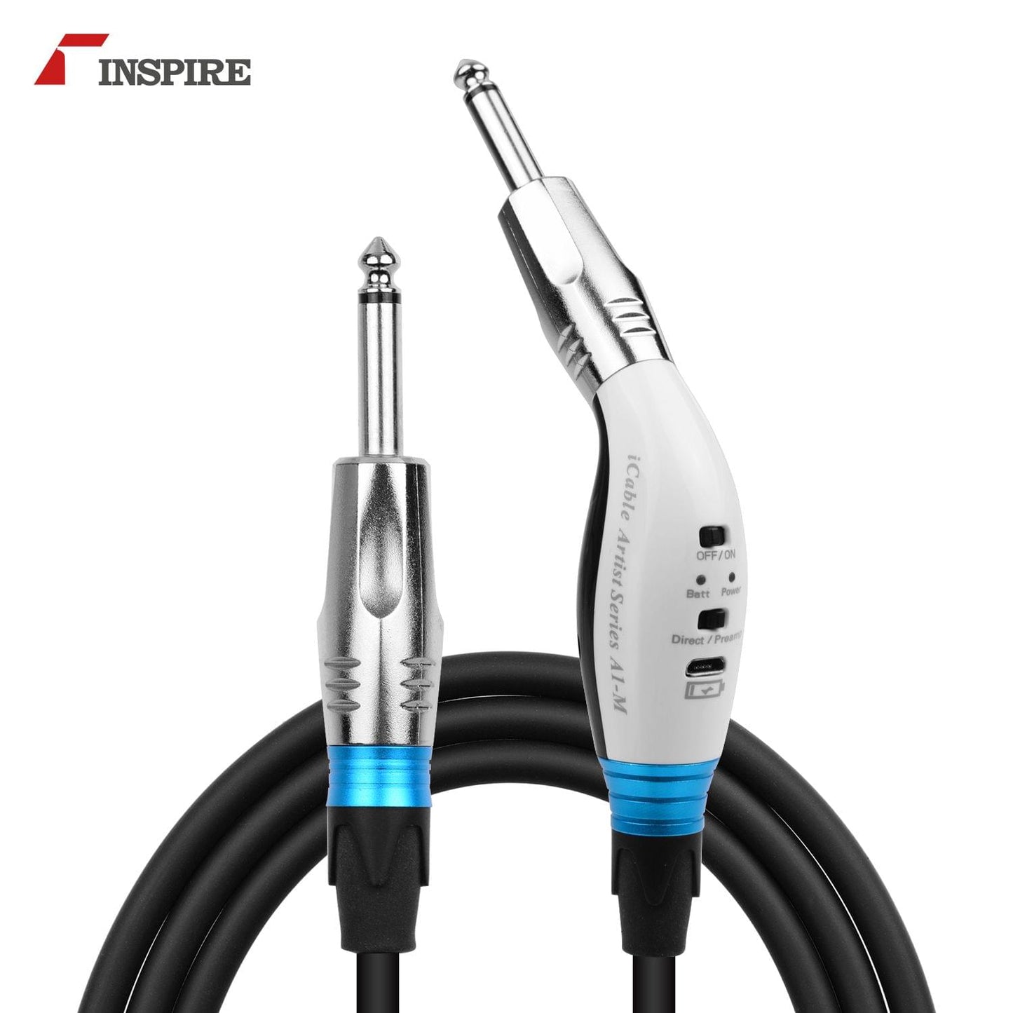 INSPIRE A1-M HiFi Guitar Cable Musical Instrument Cord Audio - 3 Meters