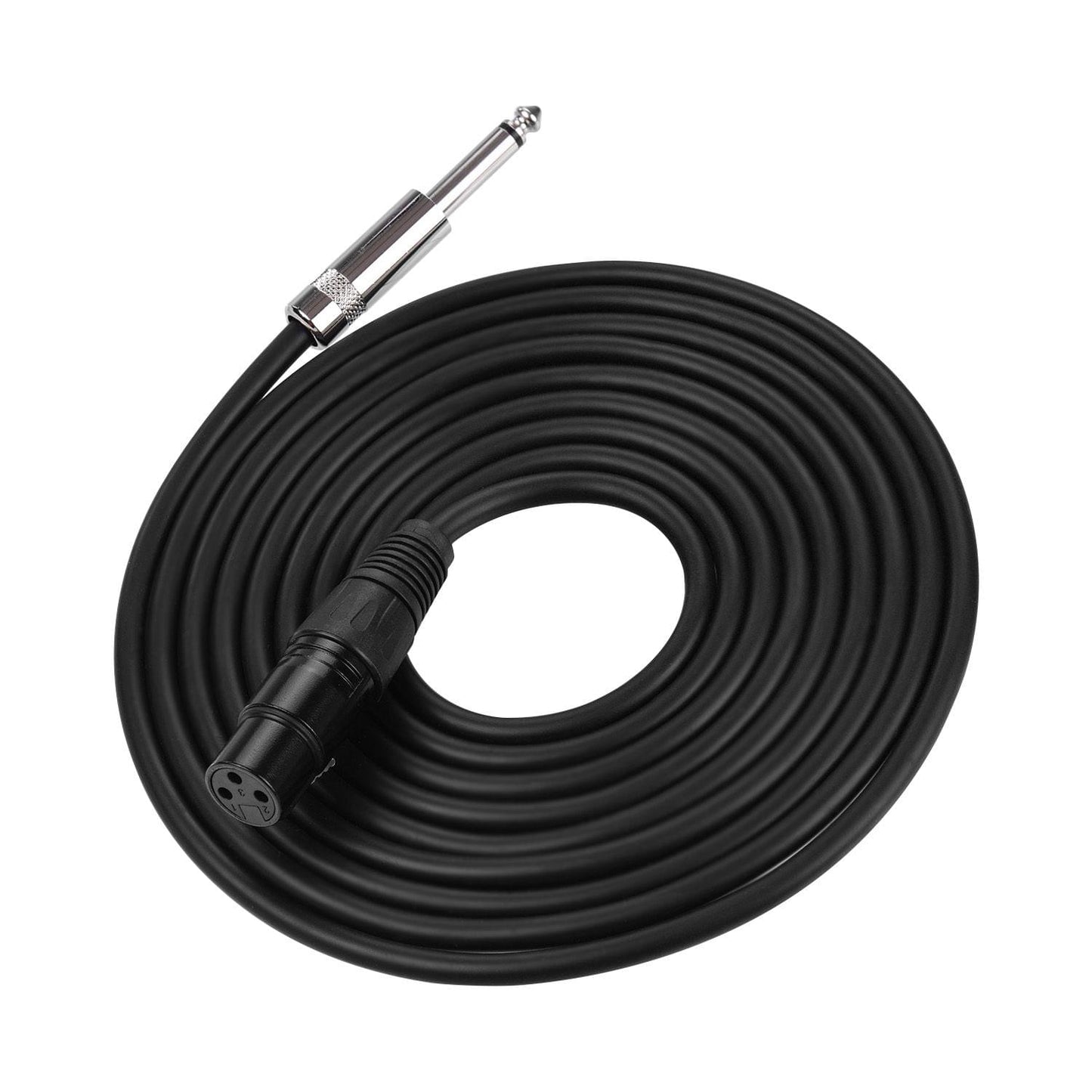 Ggiant Microphone Cable XLR Female Connector to 1/4 Inch TS - 5m