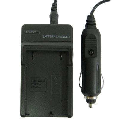 2 in 1 Digital Camera Battery Charger for Samsung P120A, P240A (Black)