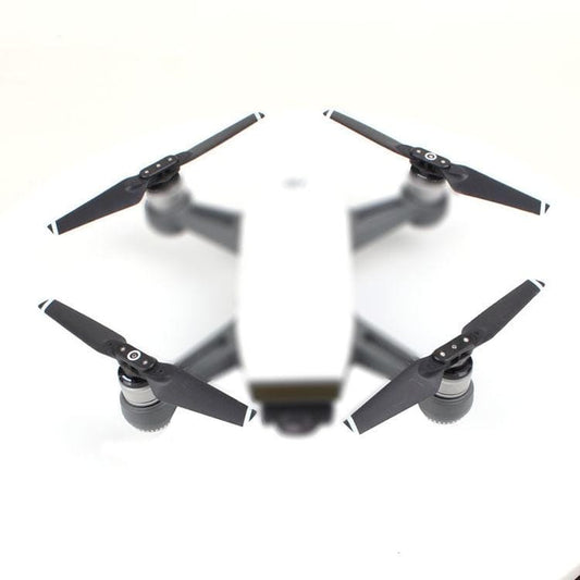 2 Pairs 4730F Foldable Quick-Release CW / CCW Propellers for DJI Spark (White)