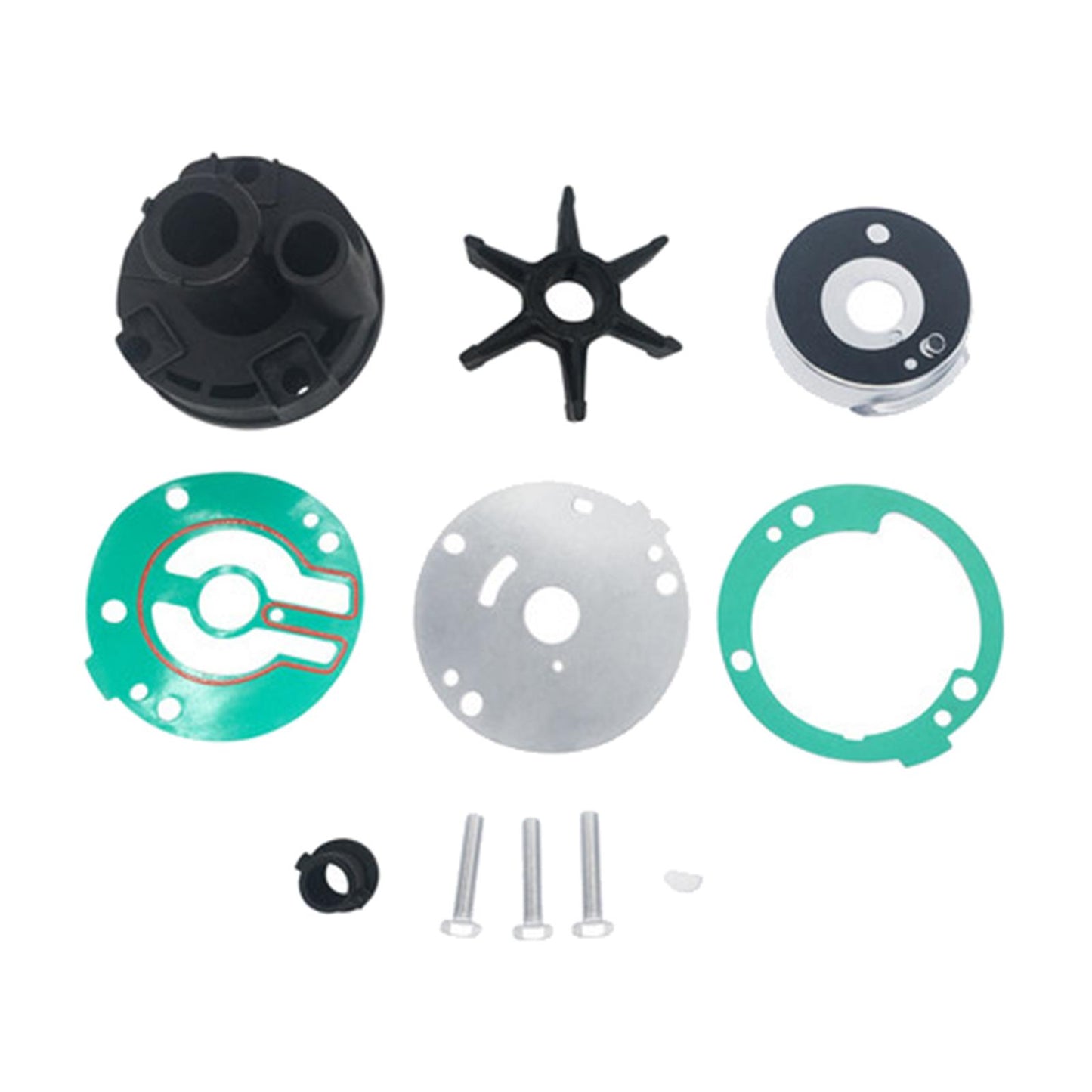 689-W0078 Water Pump Impeller Kit for Yamaha 25HP 30HP Outboard Engines
