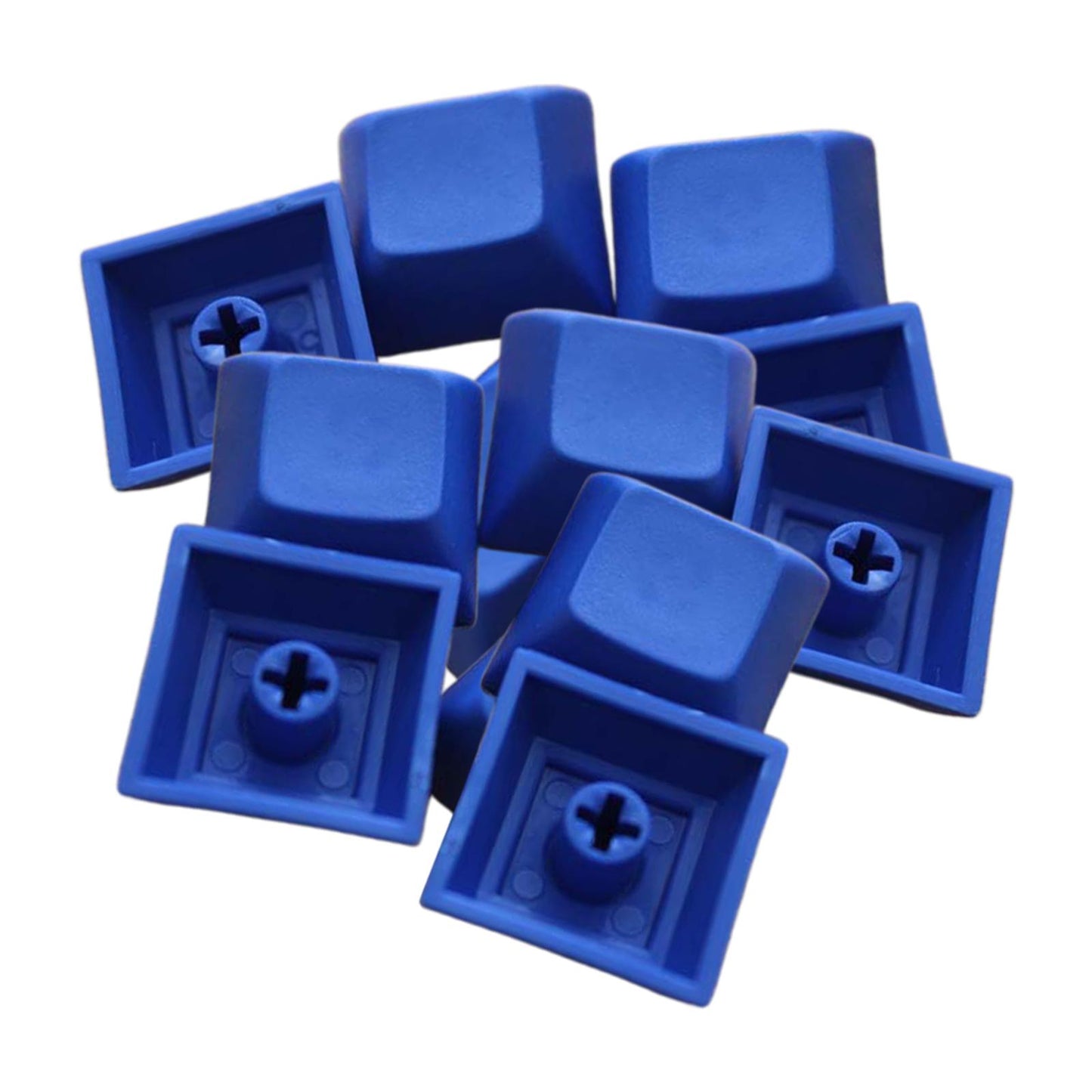 12Pcs PBT DSA Keycaps Blank for MX Switches Mechanical Keyboard Blue