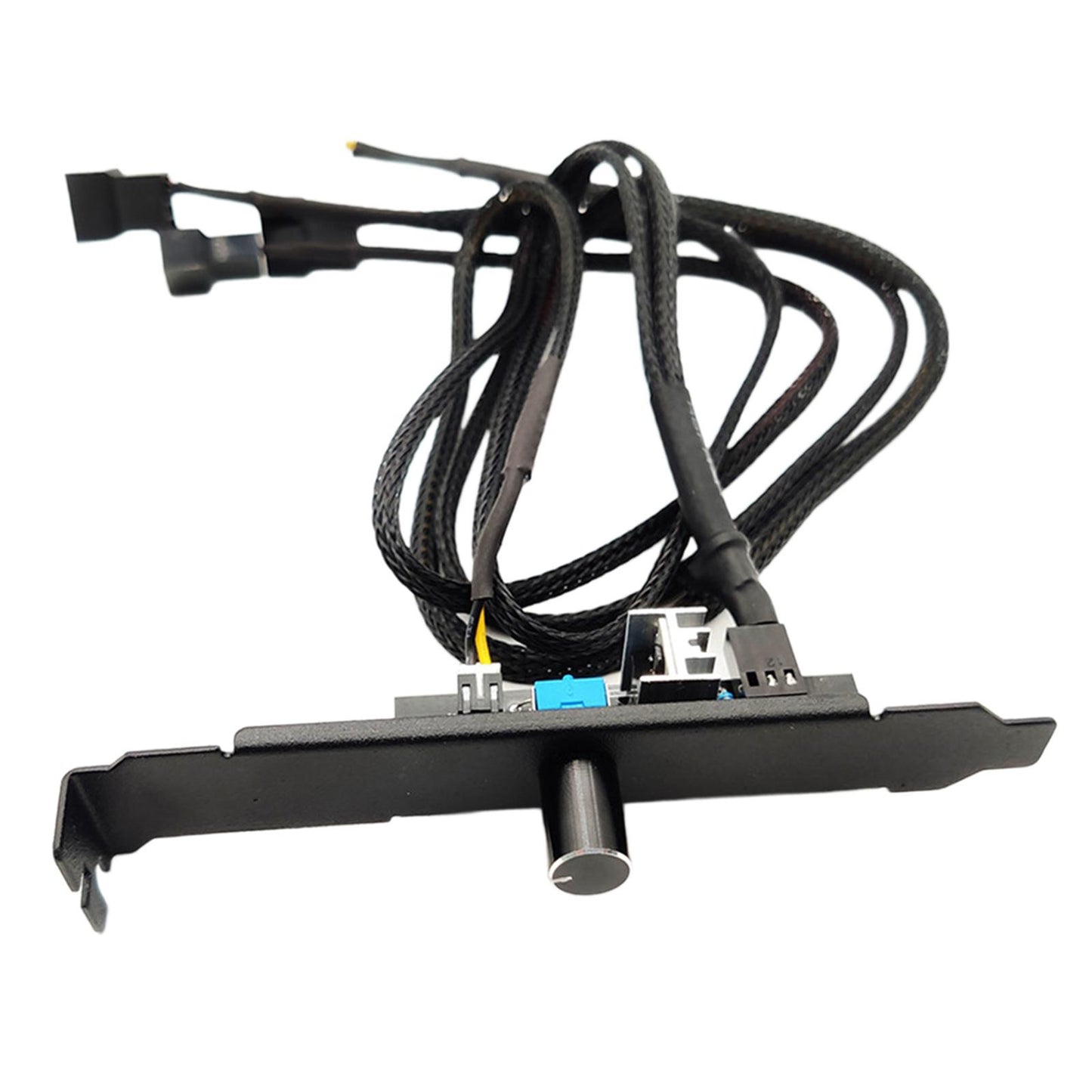 12V Computer PC Case Cooling Fan Hub Regulator 4Pin 3Pin Speed Controller 2